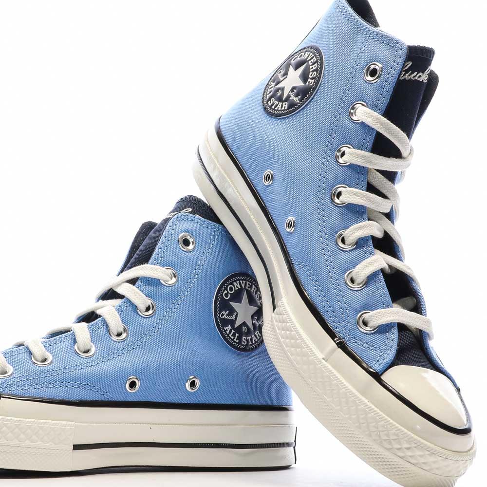 CONVERSE CHUCK 70 HI - HEIRLOOM LETTERMAN SILVER/BLUE