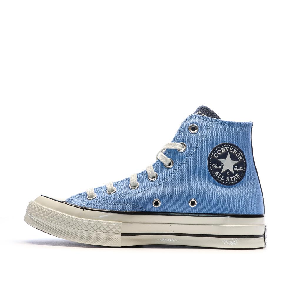 CONVERSE CHUCK 70 HI - HEIRLOOM LETTERMAN SILVER/BLUE