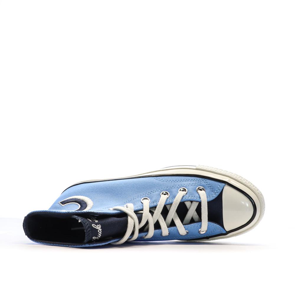 CONVERSE CHUCK 70 HI - HEIRLOOM LETTERMAN SILVER/BLUE